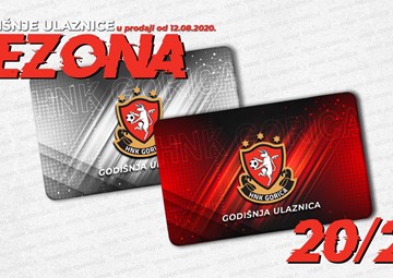 Prodaja godišnjih ulaznica za sezonu 2020./2021.
